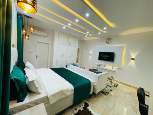 Postel nebo postele na pokoji v ubytování Steeph Home