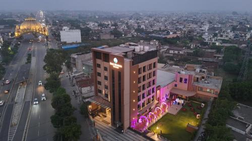 an overhead view of a building in a city at Best Western Swaran Amritsar in Amritsar