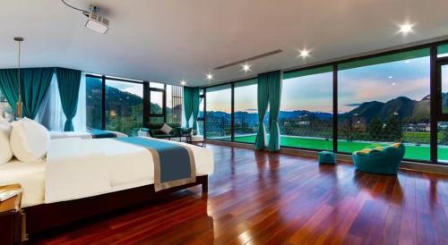 Ένα ή περισσότερα κρεβάτια σε δωμάτιο στο Mysig Resort