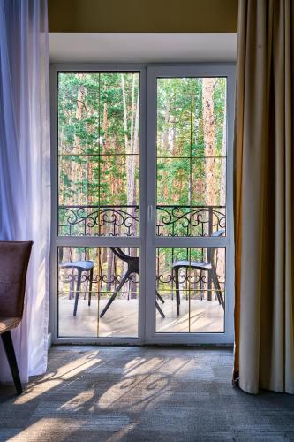 Балкон или терраса в Aisha Bibi Hotel & Spa Burabay