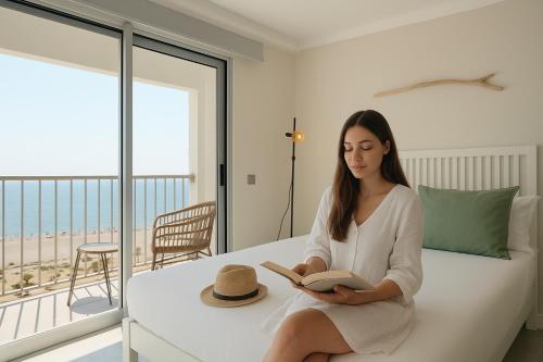 Vistas panorámicas al mar en Primera línea de playa