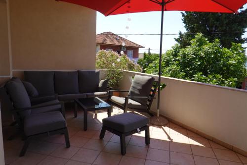 Μπαλκόνι ή βεράντα στο Apartments Nikolina
