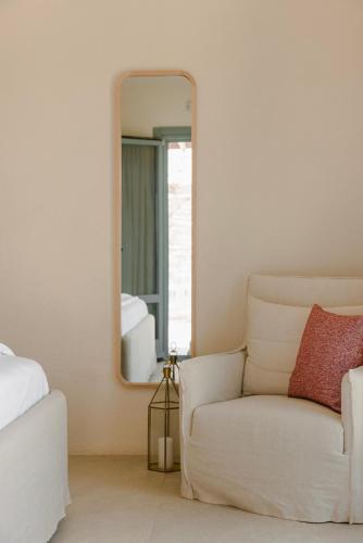 Χώρος καθιστικού στο Thymisis Villa 2