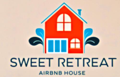 a logo for a sweet retreat antimony house at Sweet Retreat in Dispilio