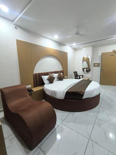 Postel nebo postele na pokoji v ubytování Hotel RD