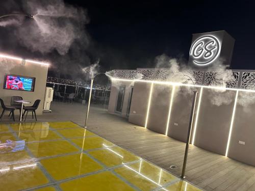 a building with a sign on the side of it at Golden Season Hotel - Al-Rass - فندق جولدن سيزون - الرس in Al Rass