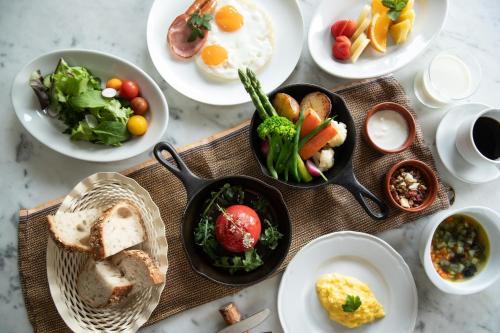 الطعام في منتزه العطلات أو بالجوار