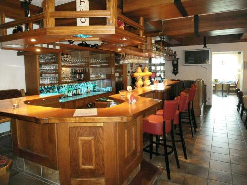 Ο χώρος του lounge ή του μπαρ στο Seehotel Lönö