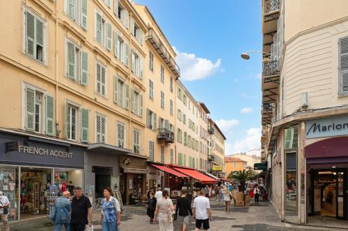 Nice Renting - 35b MASSENA - Chic Cosy Calm Balcony Massena Pedestrian Heart