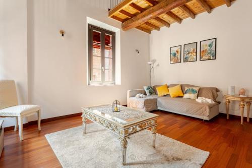 Χώρος καθιστικού στο Ferrara Prestige - Stile & Comfort nel cuore Estense