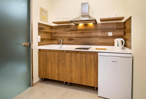 WaterSide Studiosにあるキッチンまたは簡易キッチン