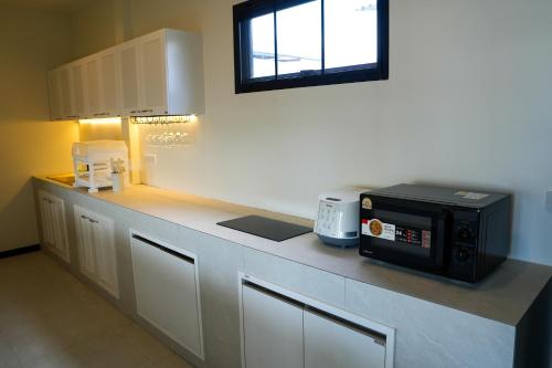 Köök või kööginurk majutusasutuses Skyline Resort