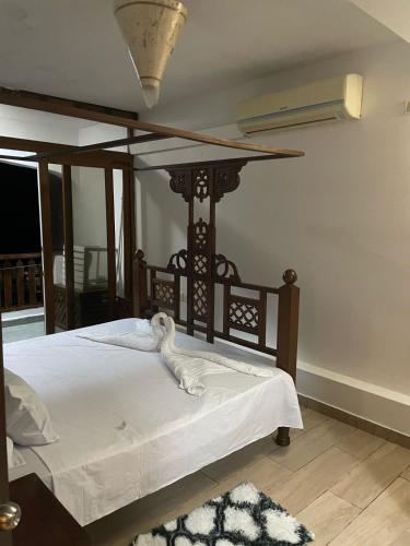 Ένα ή περισσότερα κρεβάτια σε δωμάτιο στο Gloden View Apartments