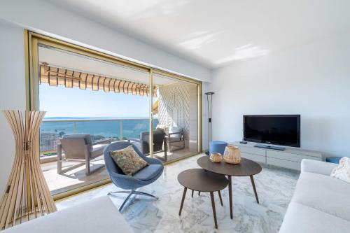 2-Br Apartment Sea View & Pool Cannes Croix des Gardes
