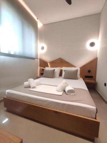Katil atau katil-katil dalam bilik di Εolia Central Apartments