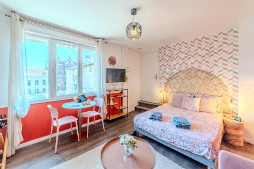 Rose Roanne centre-ville - Parking & Clim