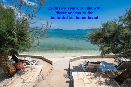 Beachfront villa Mihovil with direct beach access