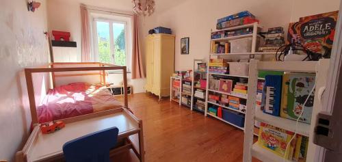 Biblioteca din această casă de vacanță