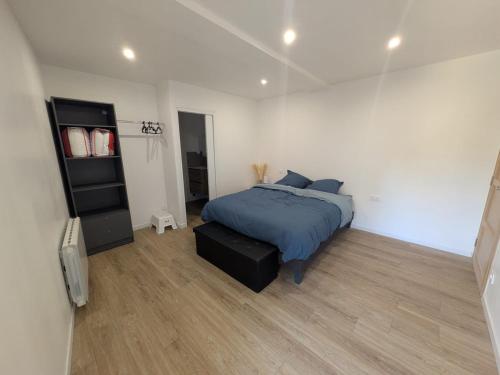Postel nebo postele na pokoji v ubytování Gîte du Grand Donnay