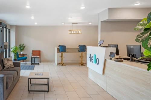 a lobby of a hico office with a waiting room at MainStay Suites Little Rock West Near Medical Centers in Little Rock