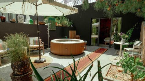 Zahrada ubytování Privat Atelier