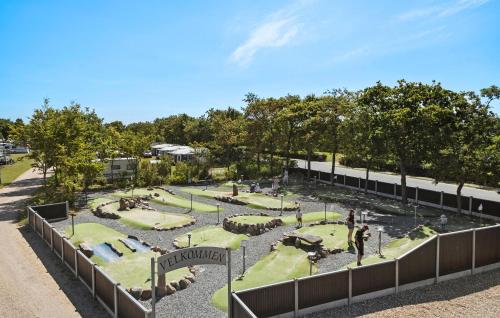 an aerial view of a park with a playground at Nice Home In Tarm With Wifi in Tarm