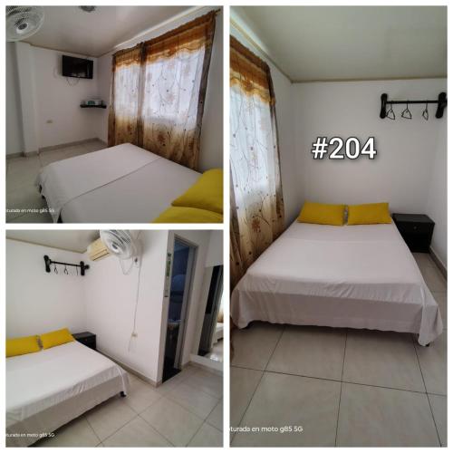 Кровать или кровати в номере Hotel Oiti