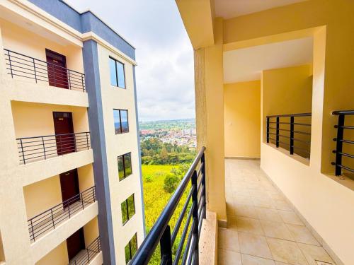 a balcony of a building with a view at Ngong Hills View in Ngong