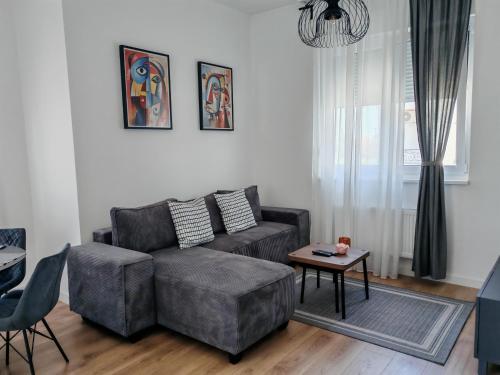 Ruang duduk di Apartman Rakanović