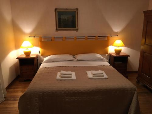 Katil atau katil-katil dalam bilik di Agriturismo Relais "il Bricco"