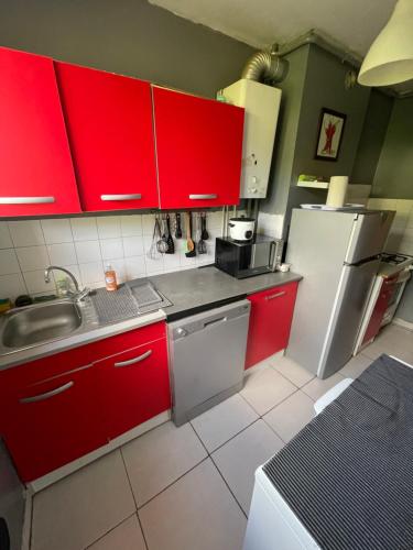 Køkken eller tekøkken på Appartement proche du centre - 58 m2