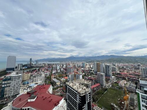 a view of a city from the top of a building at alliance pearl Batumi in Batumi