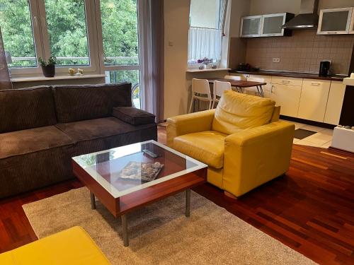 Η κουζίνα ή μικρή κουζίνα στο Apartament Spacerowa blisko morza