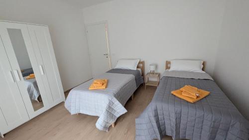 Postel nebo postele na pokoji v ubytování Charming Lake Garda Escape