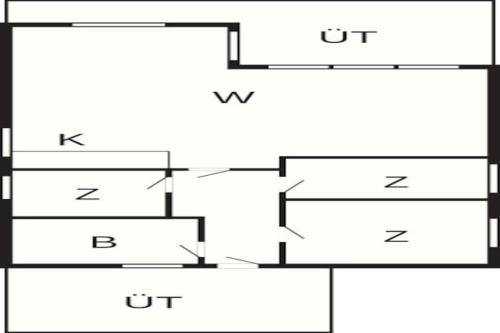 a block diagram of a block diagram of acli at 6 person holiday home in Dannemare-By Traum in Dannemare