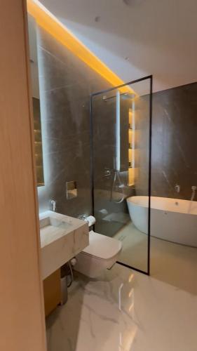 Ένα μπάνιο στο Stand alone villa lagoon view