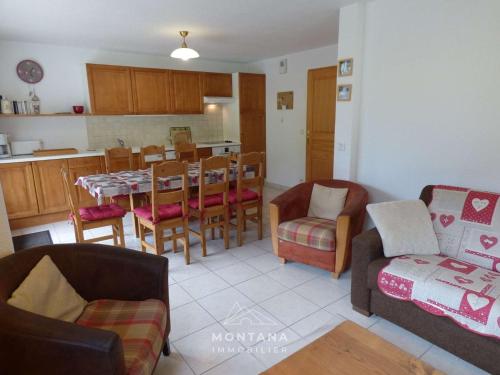 Appartement spacieux 4 pièces pour 6-8 personnes avec terrasse au Grand-Bornand - FR-1-458-239