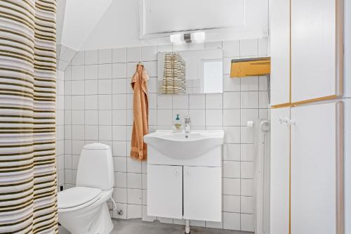 Koupelna v ubytování Stokkegaardens Hotel Apartments