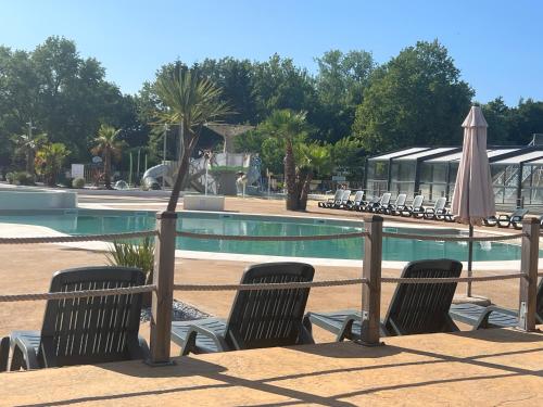 Lac Aureilhan et Mimizan plages, Mobil H 3 chambres, 6 personnes climatisé