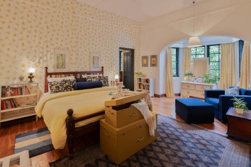 Khu vực ghế ngồi tại Selwood Cottage