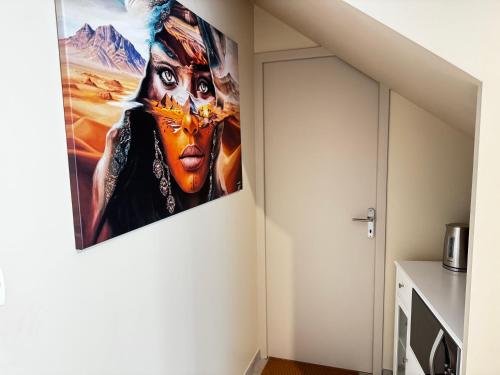 Η κουζίνα ή μικρή κουζίνα στο Chambre cosy privative avec SDB