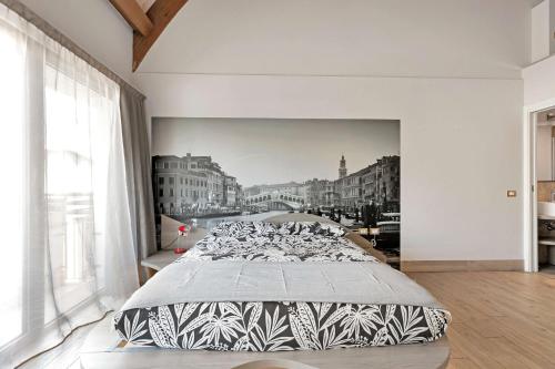 Una cama o camas en una habitación de Suite A Tema