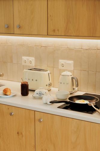 Dapur atau dapur kecil di Wilde Vienna Fleischmarkt