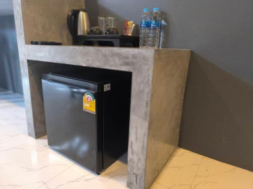 Dapur atau dapur kecil di Finlay Cottage Aonang