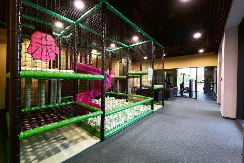 Μία ή περισσότερες κουκέτες σε δωμάτιο στο Polanica Park -LAGUNA - PREMIUM 2