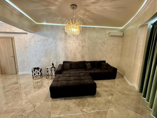 Χώρος καθιστικού στο WHITE TOWER Luxury Suite