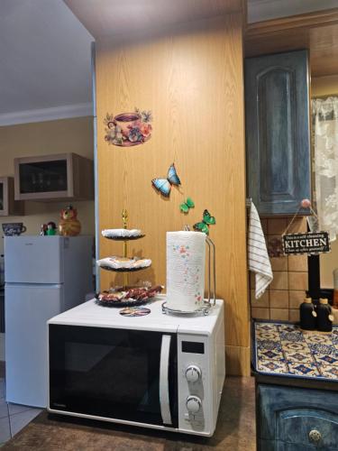 Dapur atau dapur kecil di Country View Apartment