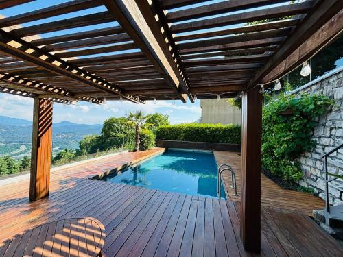 Gallery image of Family suite with garden and amaizing view to Lugano in Cademario
