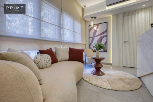 Un lugar para sentarse en Prime Residence Zayed Hills