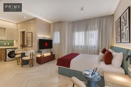 Una cocina o cocineta en Prime Residence Zayed Hills